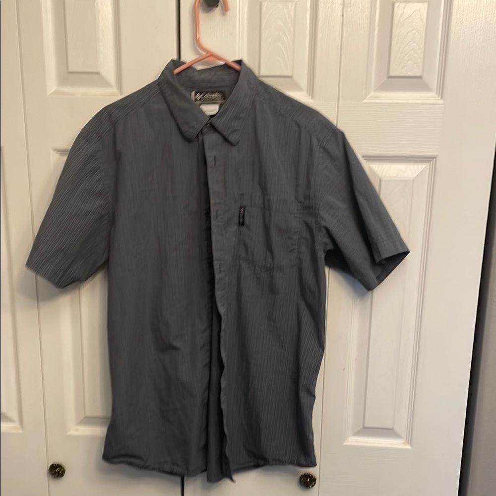 Blue/Gray Short Sleeve Shirt